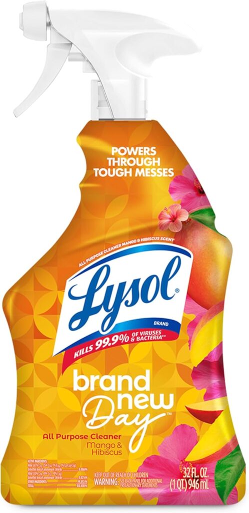 Lysol Multi-Purpose Cleaner Spray – Kills 99.9% of Germs, Fresh Scent