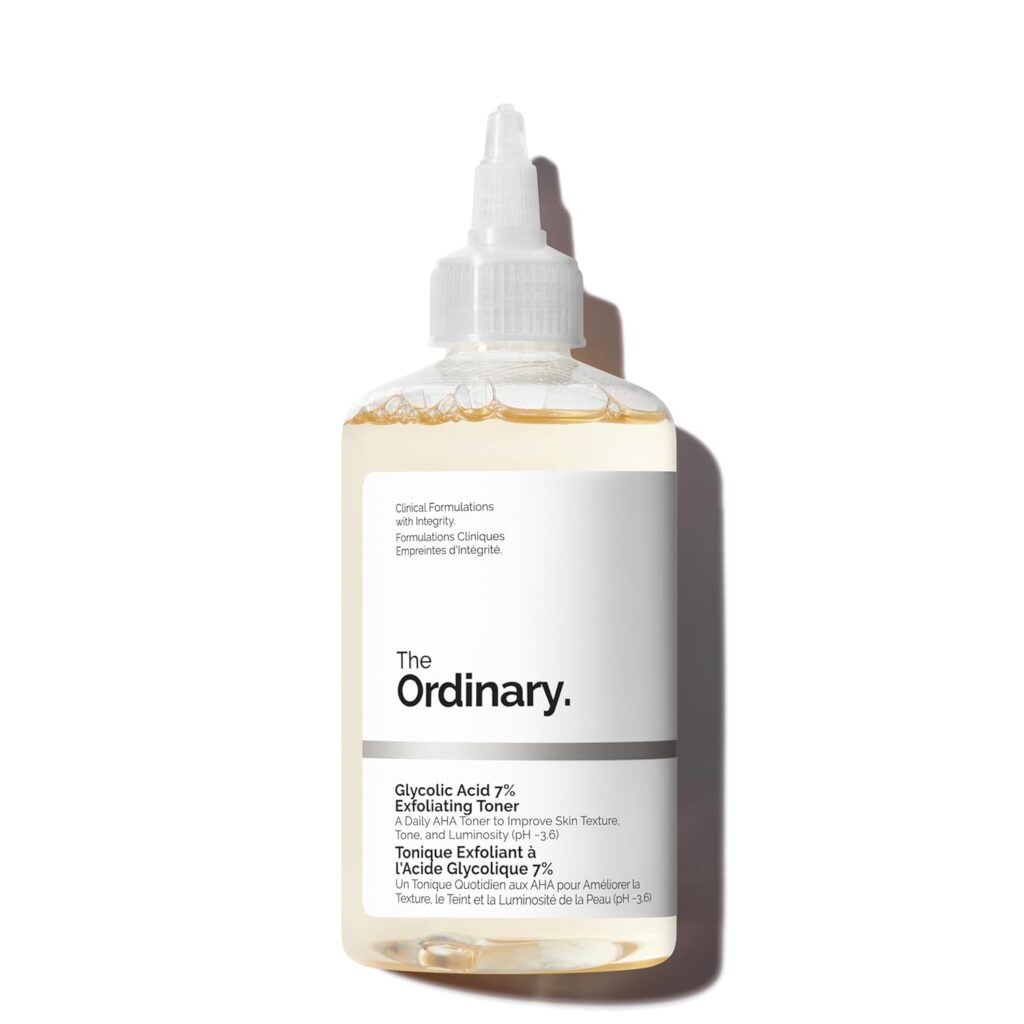 Brighten & Smooth Skin with Glycolic Acid 7% Exfoliating Toner