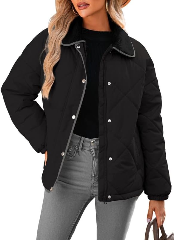 Cozy Quilted Jacket for Women – Lightweight Winter Layer
