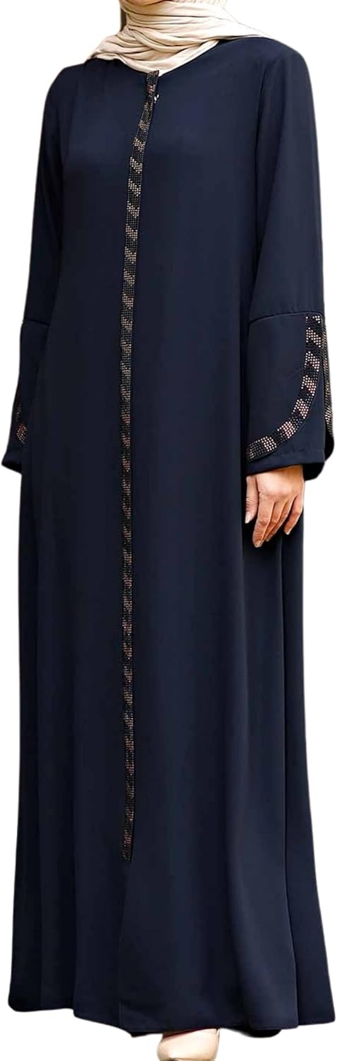 Open Front Abaya: Flowing Modest Overdress for Women
