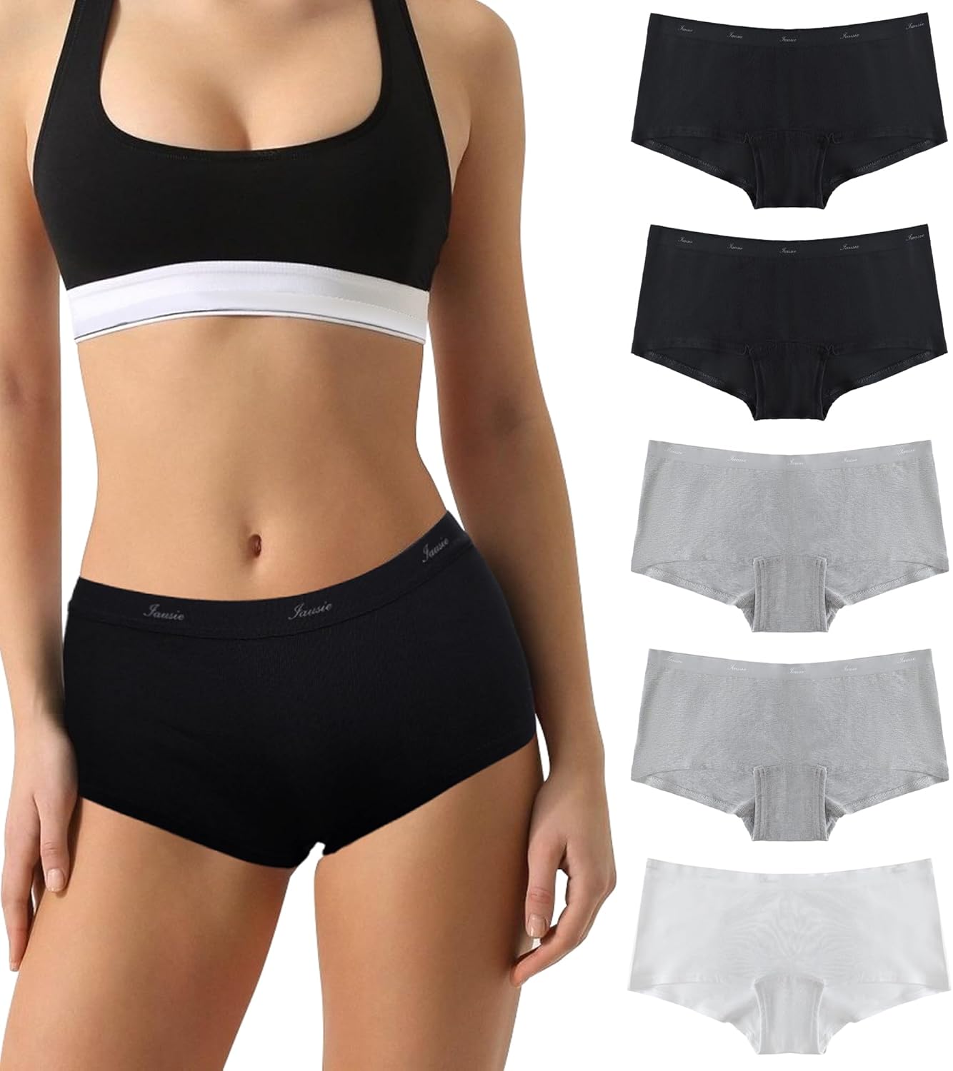 Organic Cotton Boy Shorts for Women – Soft, Comfortable Underwear