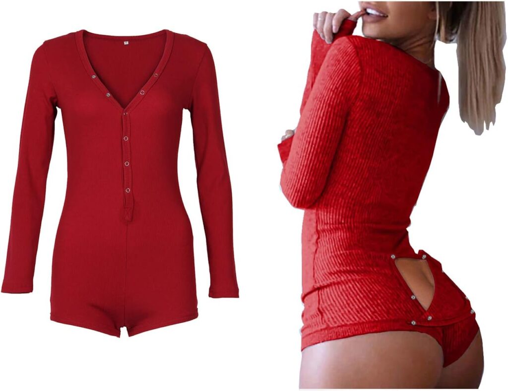 Sexy Deep V-Neck Knitted Bodycon Dress with Long Sleeves & Short Hem for Women