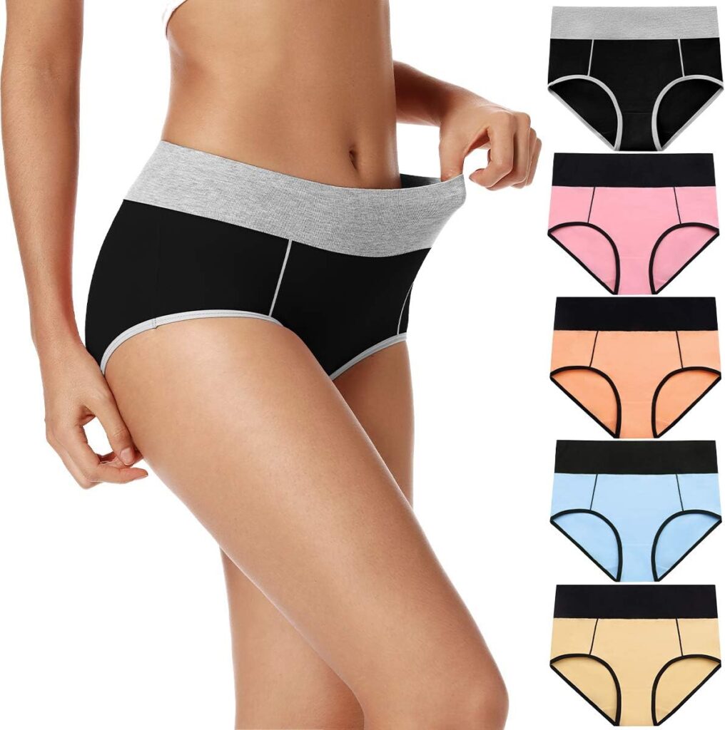 High Waist Full Coverage Cotton Underwear for Women – Comfort & Support