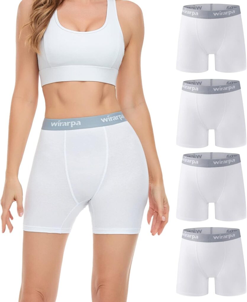 Anti-Chafing Women’s Cotton Boxer Briefs for Comfortable Wear