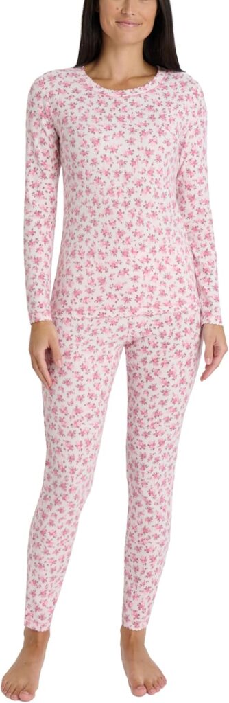 Cozy Thermal Underwear Set for Women – Soft Brushed Fleece