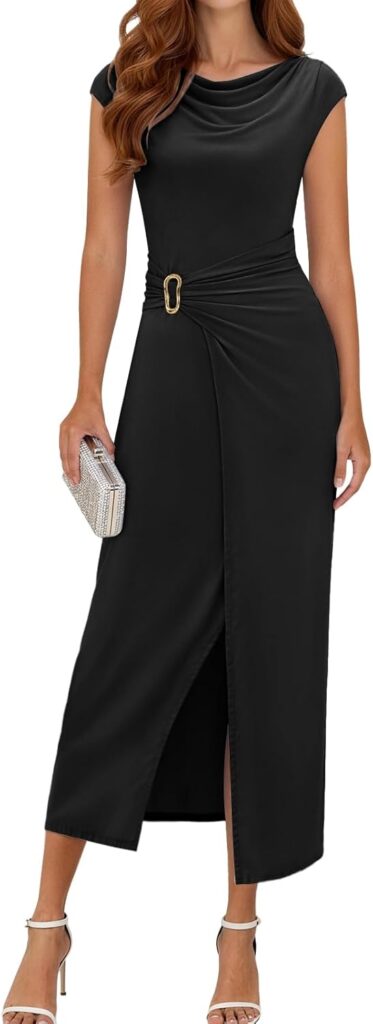Elegant Hijab Cocktail Dress for Formal Weddings & Summer Events