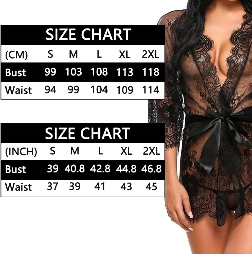 Lace Mesh Sleepwear Teddy for Women – Sexy Nightie Chemise