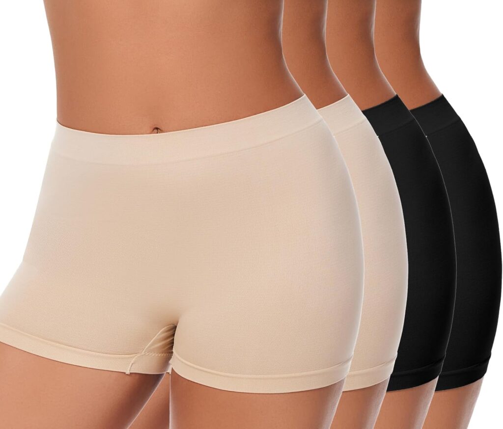 High Waisted Plus Size Boyshorts for Women – Comfortable Cotton Underwear