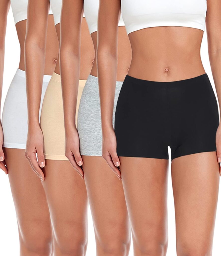 wirarpa Women’s Boyshorts Panties Cotton Boxer Briefs for La…