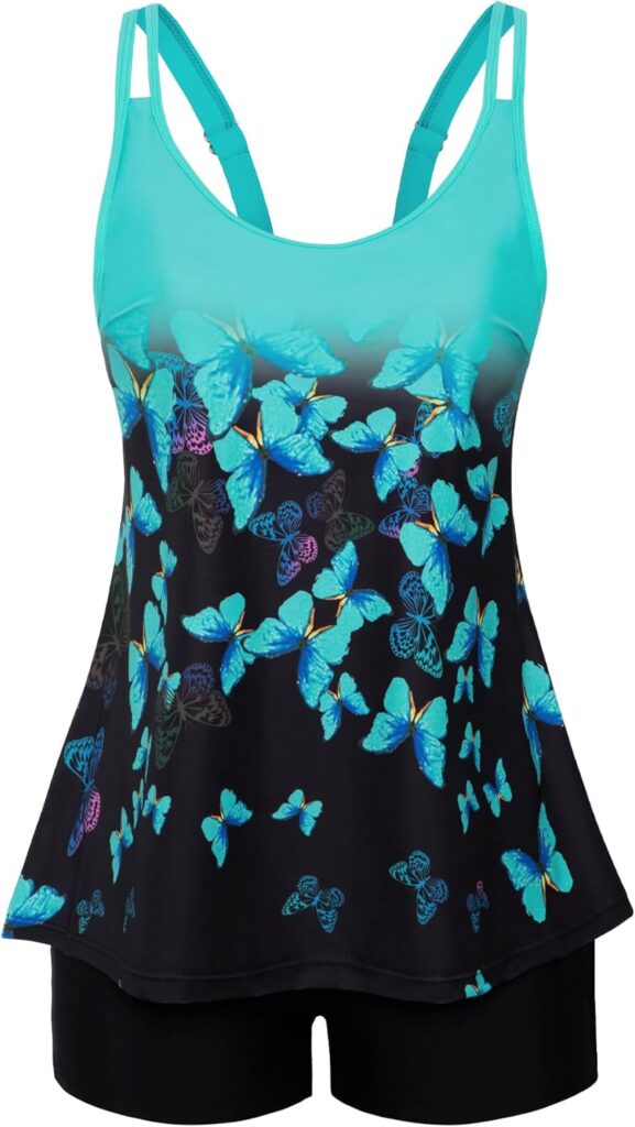 Arolina Tankini Swimsuits for Women Tummy Control Two Piece …