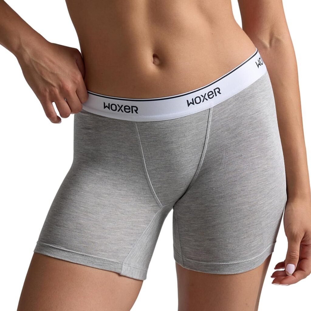 Woxer Boxer Shorts for Women – 5″ Baller Boy Shorts Underwea…