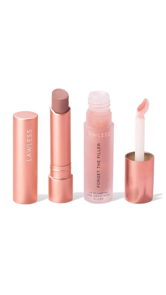 2-Piece Lip Twin Set: Nude & Pink Shades for Everyday Wear