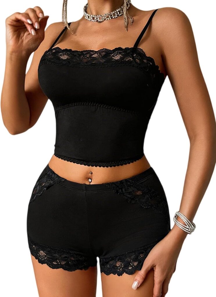 Soft Cami Pajama Set for Women – Comfy Sleepwear & Lingerie