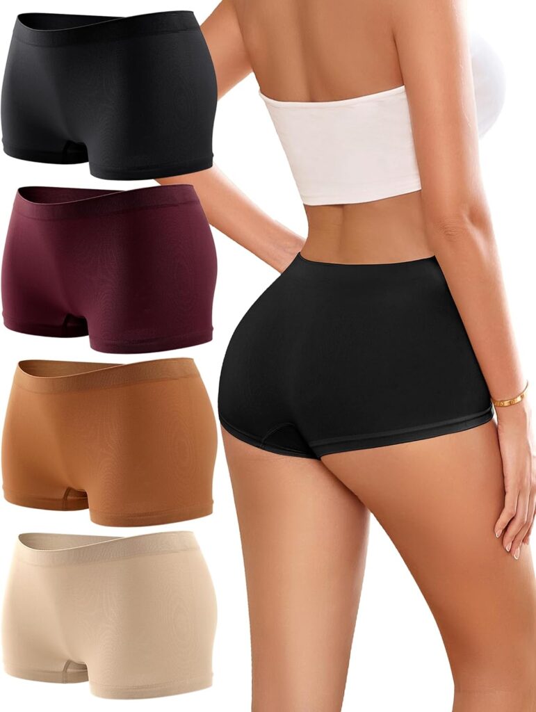 No-Ride-Up Boyshorts: Seamless Full Coverage Underwear