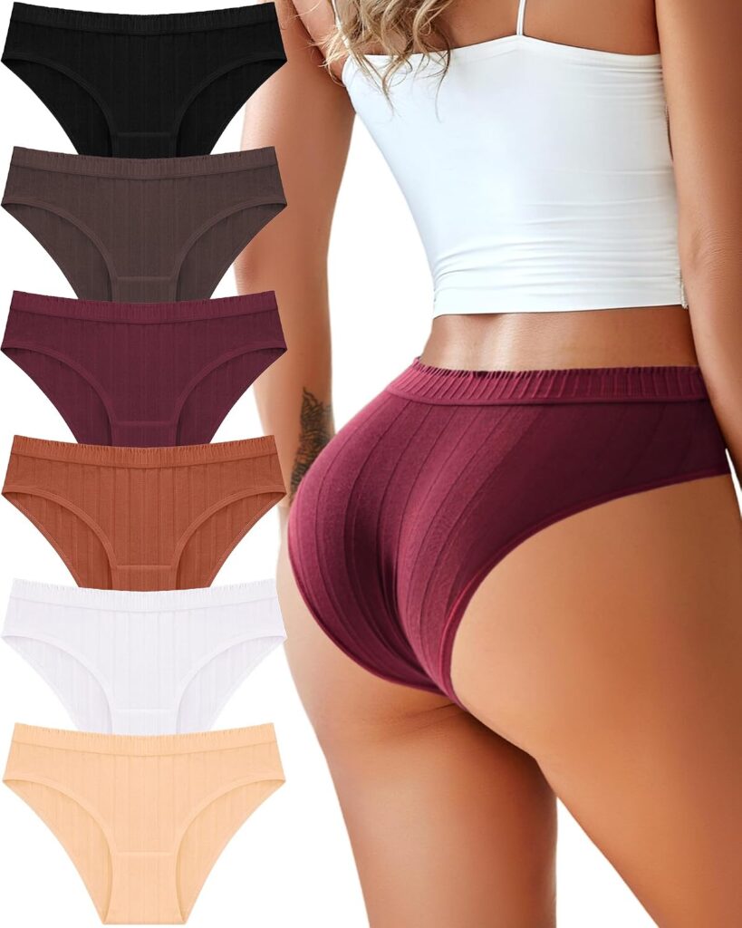 Soft Cheeky Bikini Panties – Breathable Cotton Underwear for Women