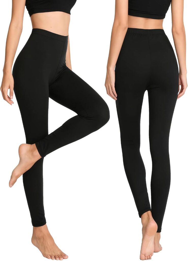 Women’s Fleece-Lined Thermal Long Johns for Winter Warmth