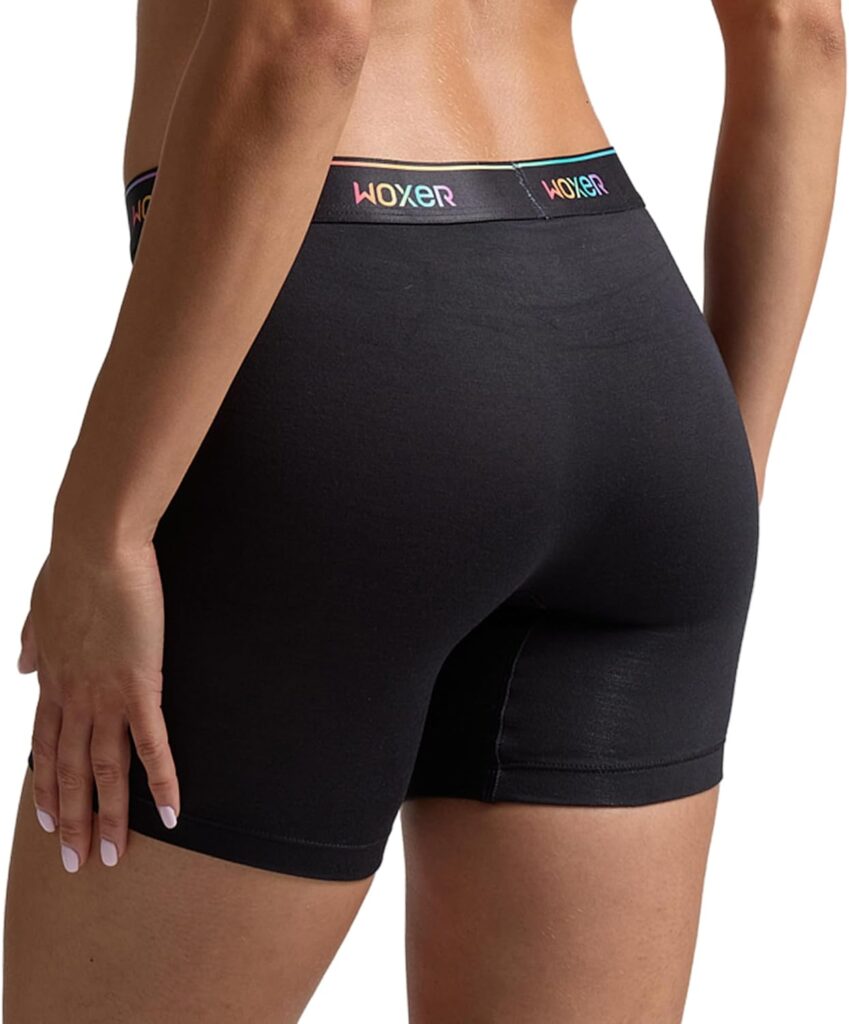 Woxer Women’s 5″ Boxer Shorts – Breathable Cotton Boy Shorts Underwear