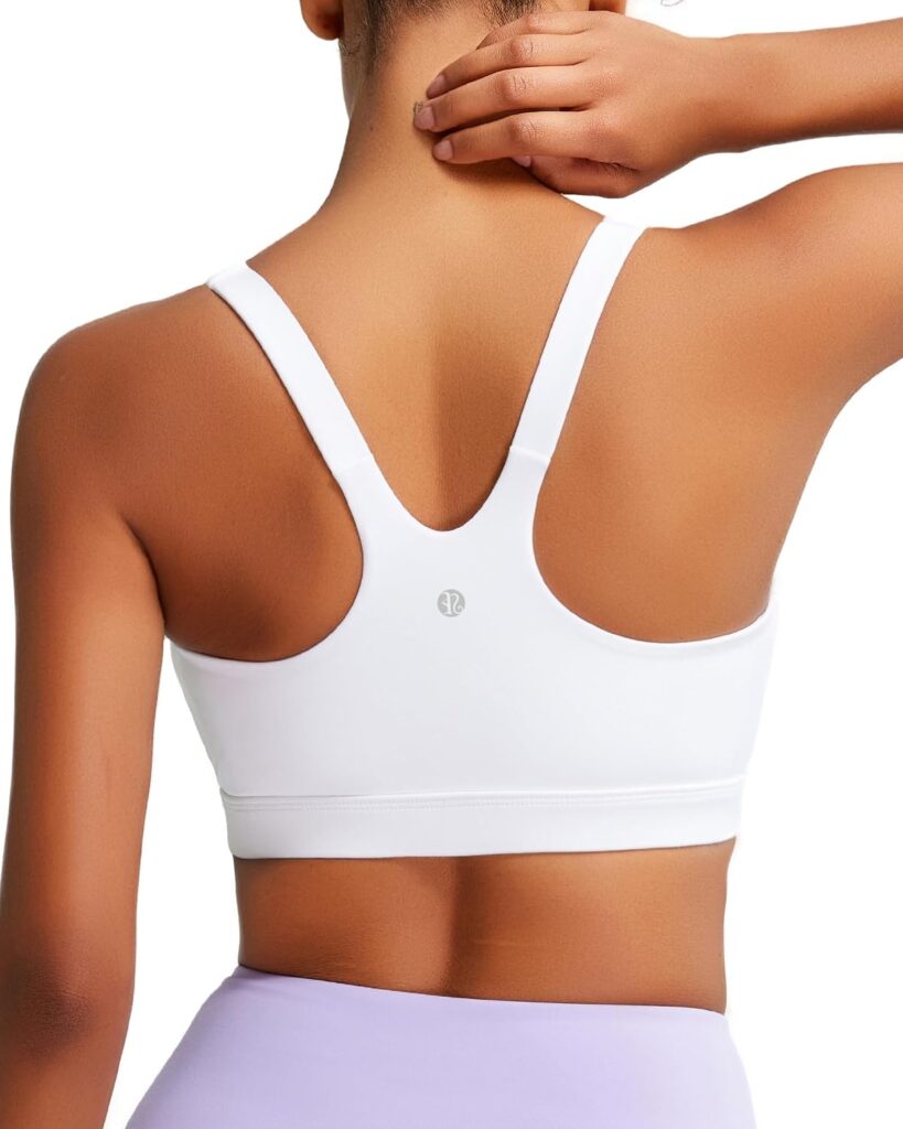 RUNNING GIRL Sports Bra for Women, Molded Cup High Impact Sp…