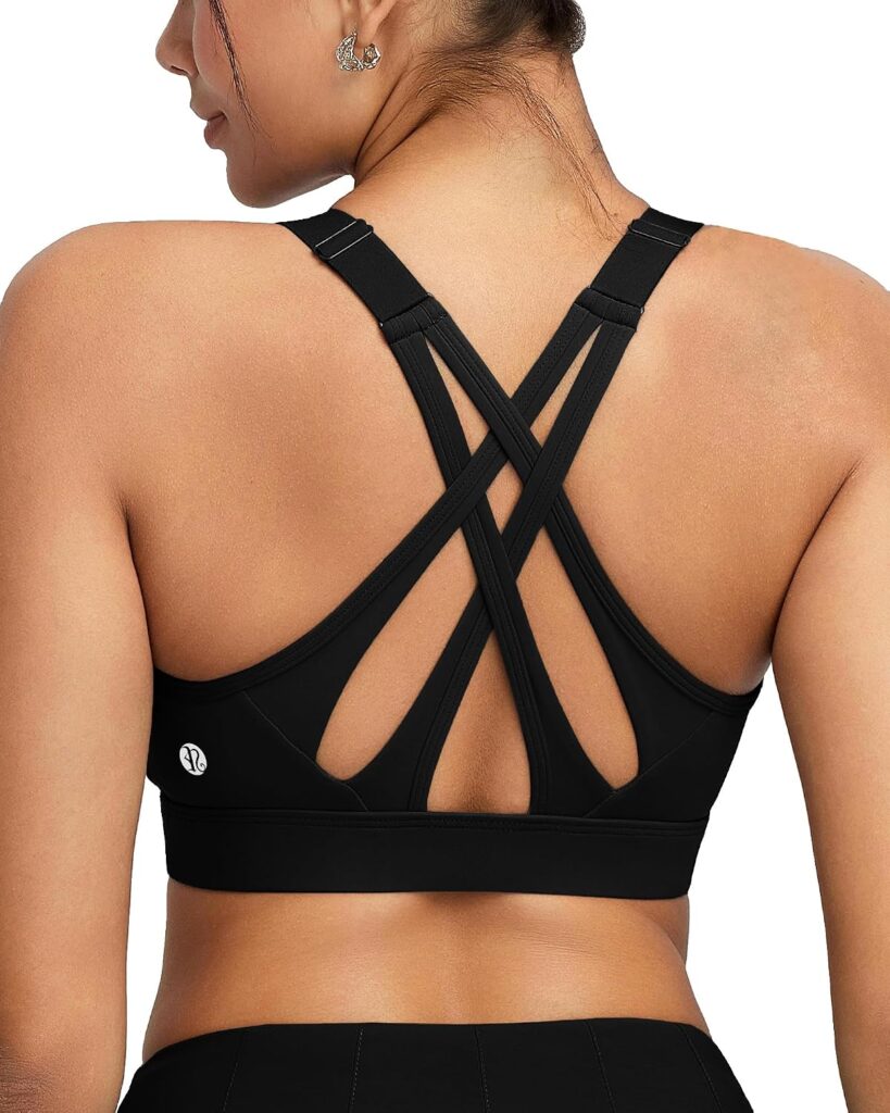 High Support Sports Bra for Women with Molded Cups