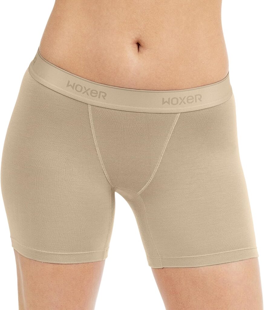 Woxer Women’s 5″ Boxer Shorts – Comfortable Baller Boy Underwear for Everyday Wear